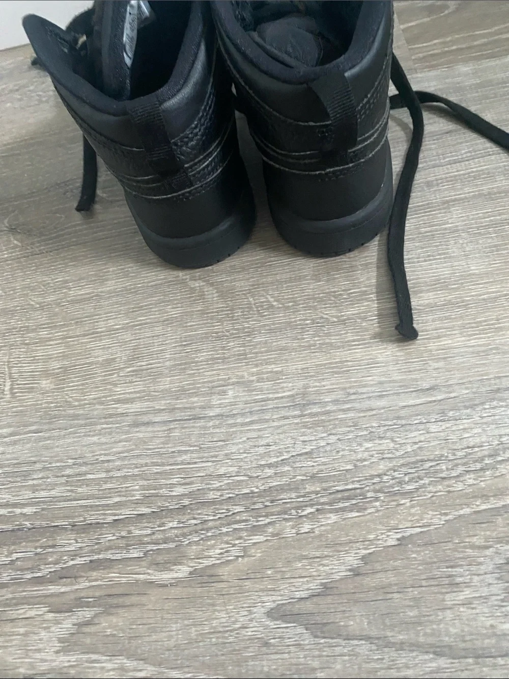 Jordan Kids Black High-Top Sneakers